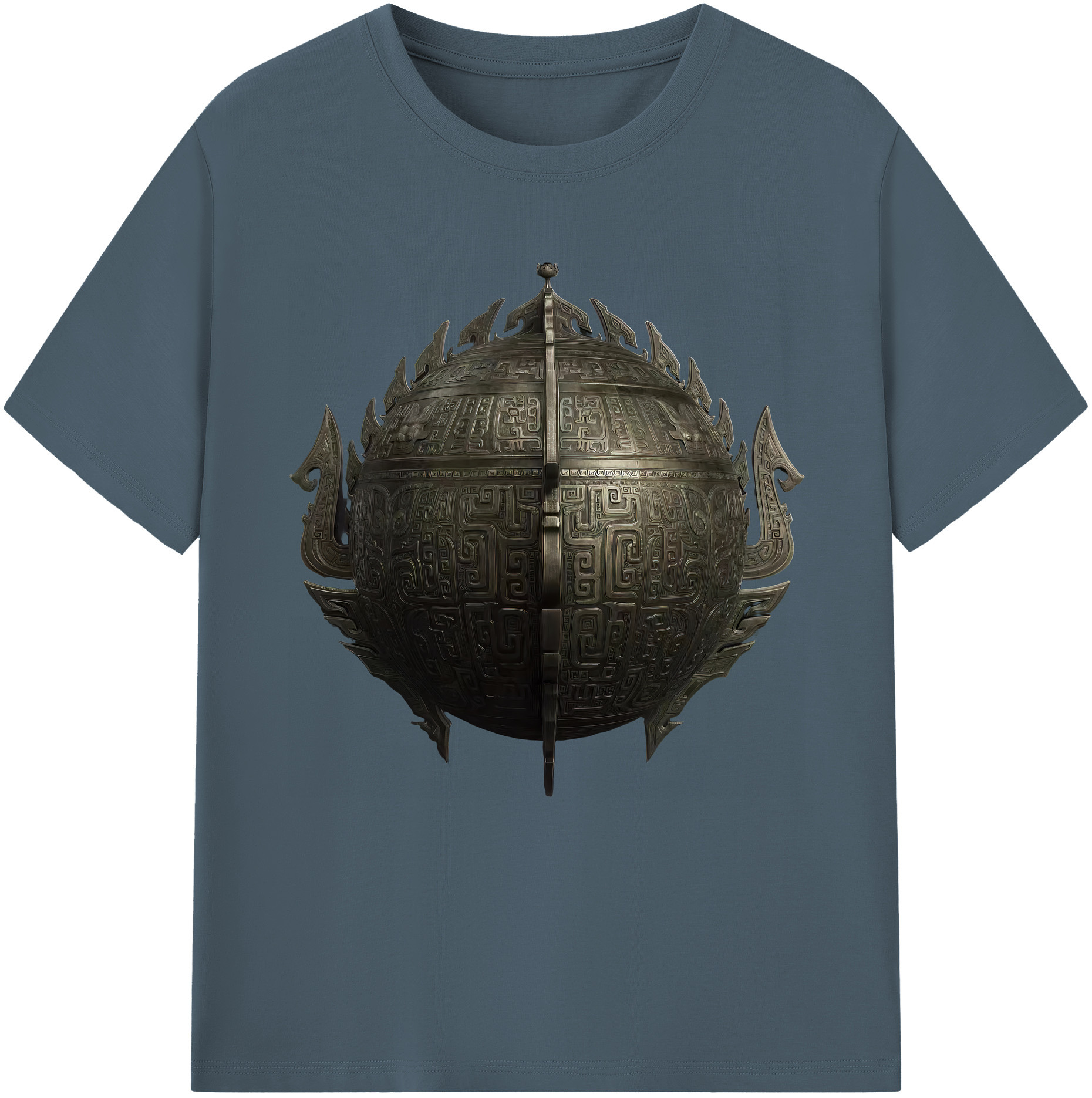 （画像用） Ne Zha 2 ナタ 魔童の大暴れ 綿100％半袖Tシャツ（フロントプリント）
